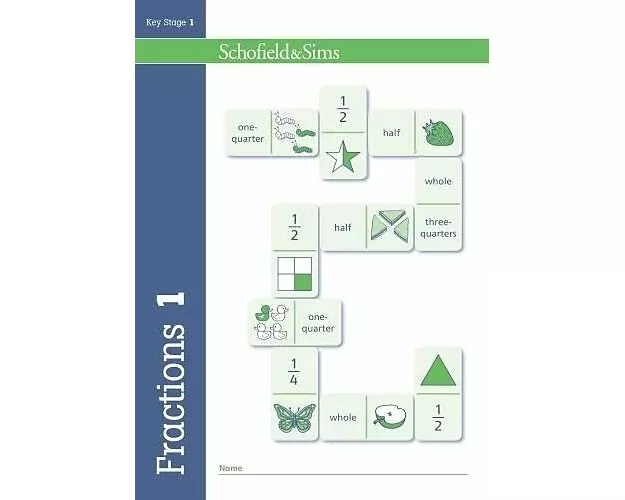 Fractions, Decimals and Percentages Book 1 (Year 1, Ages 5-6)