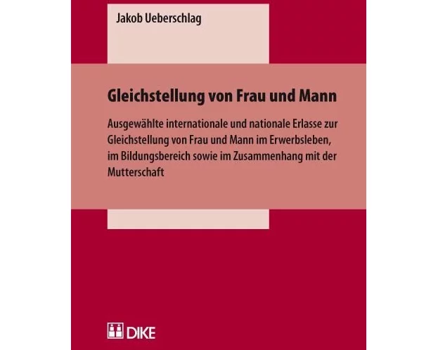 Gleichstellung von Frau und Mann
