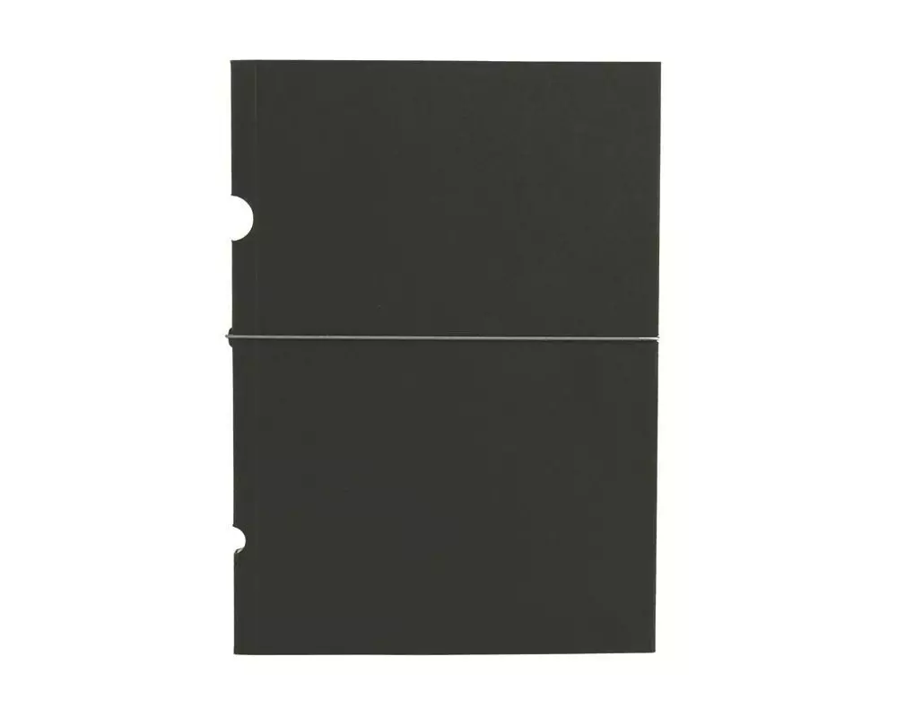 PaperOh Notizbuch Buco B6, Blanko, Schwarz