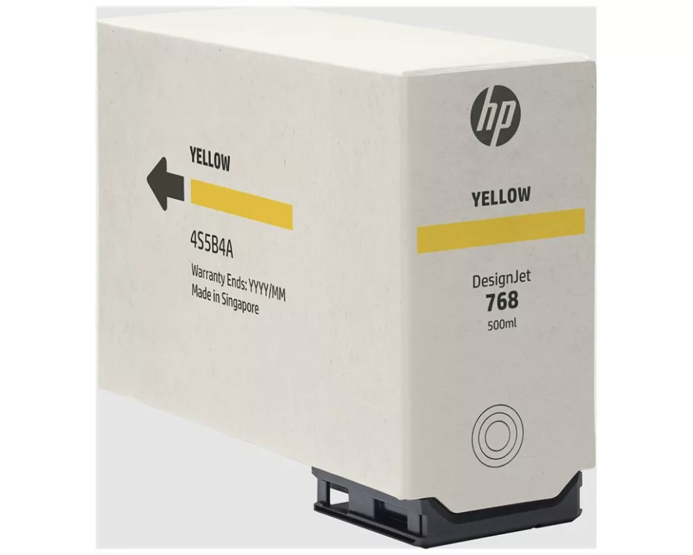 HP 768 Yellow 500-ml DesignJet Ink Cartridge