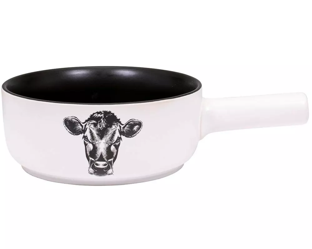 Kadastar Fondue-Caquelon Kuh E22 Weiss