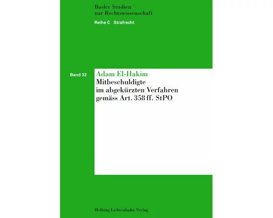 Mitbeschuldigte im abgekürzten Verfahren gemäss Art. 358 ff. StPO