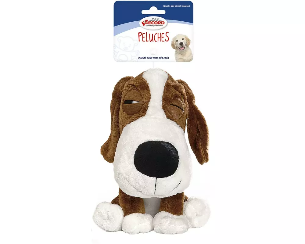 Record Hunde-Spielzeug Plüschtier Schlauer Hund, 20 cm