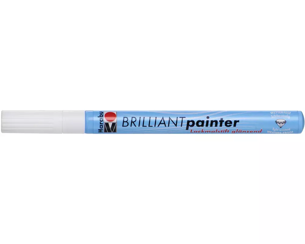 Marabu Permanent-Marker BRILLIANT painter Weiss