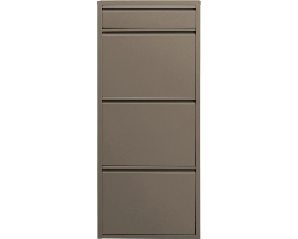 Kare Schuhschrank Caruso 3 Plus 1, Taupe