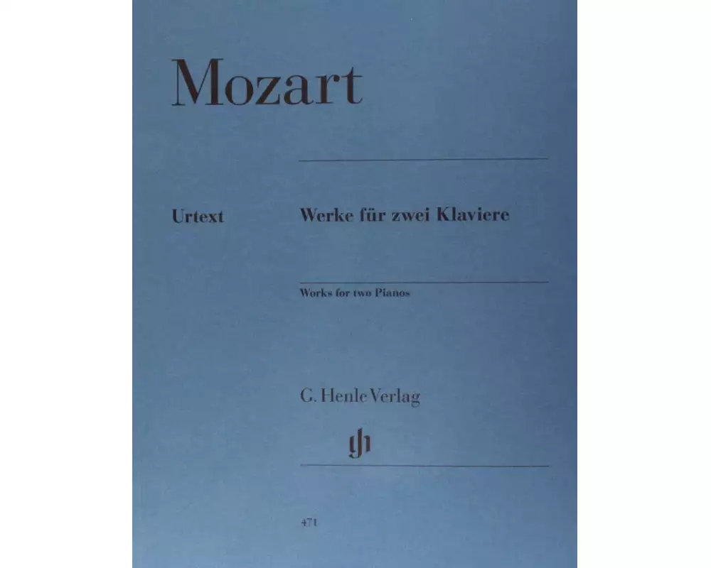 Mozart, Wolfgang Amadeus - Werke für zwei Klaviere