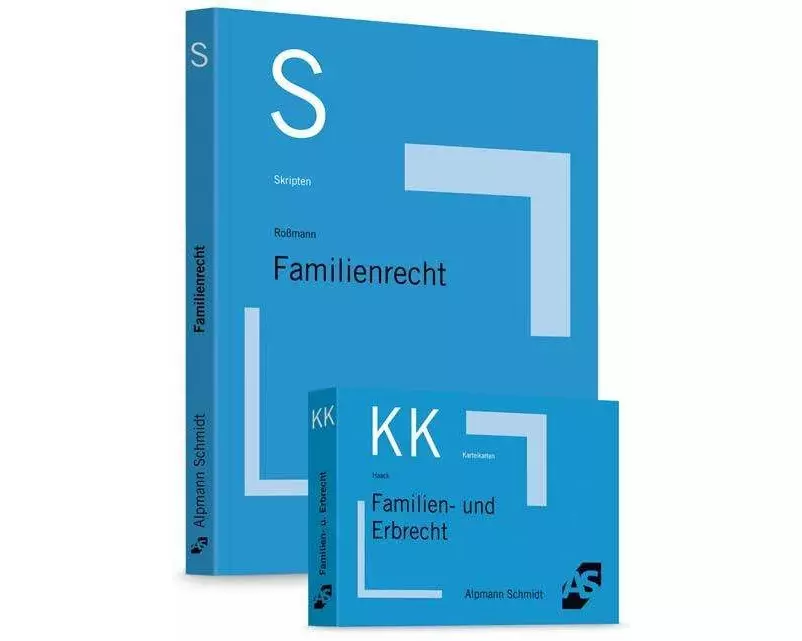 Paket Roßmann, Skript Familienrecht + Haack, Karteikarten Familien- und Erbrecht