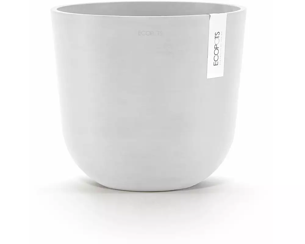 Ecopots Pflanzentopf Oslo 25, Weiss