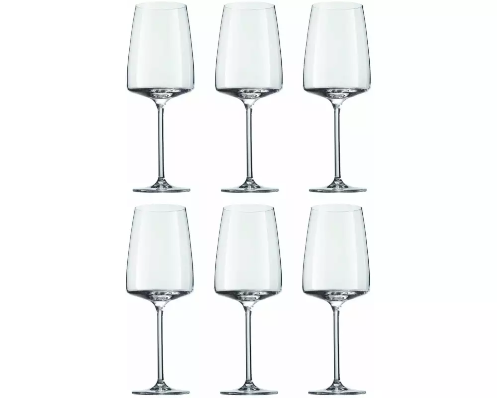 Schott Zwiesel Rotweinglas Sensa 535 ml, 6 Stück, Transparent