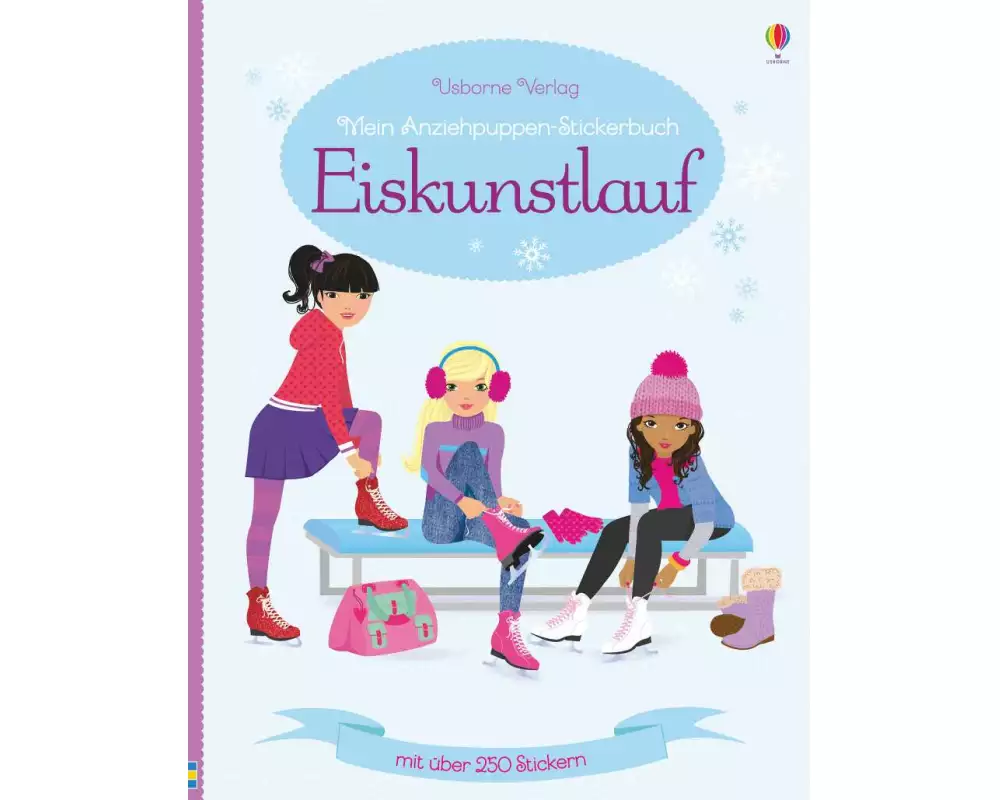 Mein Anziehpuppen-Stickerbuch: Eiskunstlauf