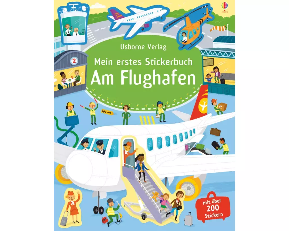 Mein erstes Stickerbuch: Am Flughafen