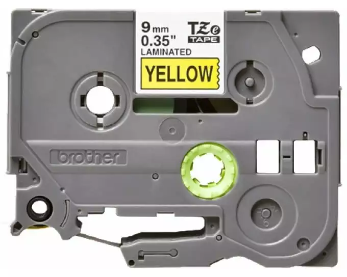 Brother Beschriftungsband TZe-621 Schwarz auf Gelb