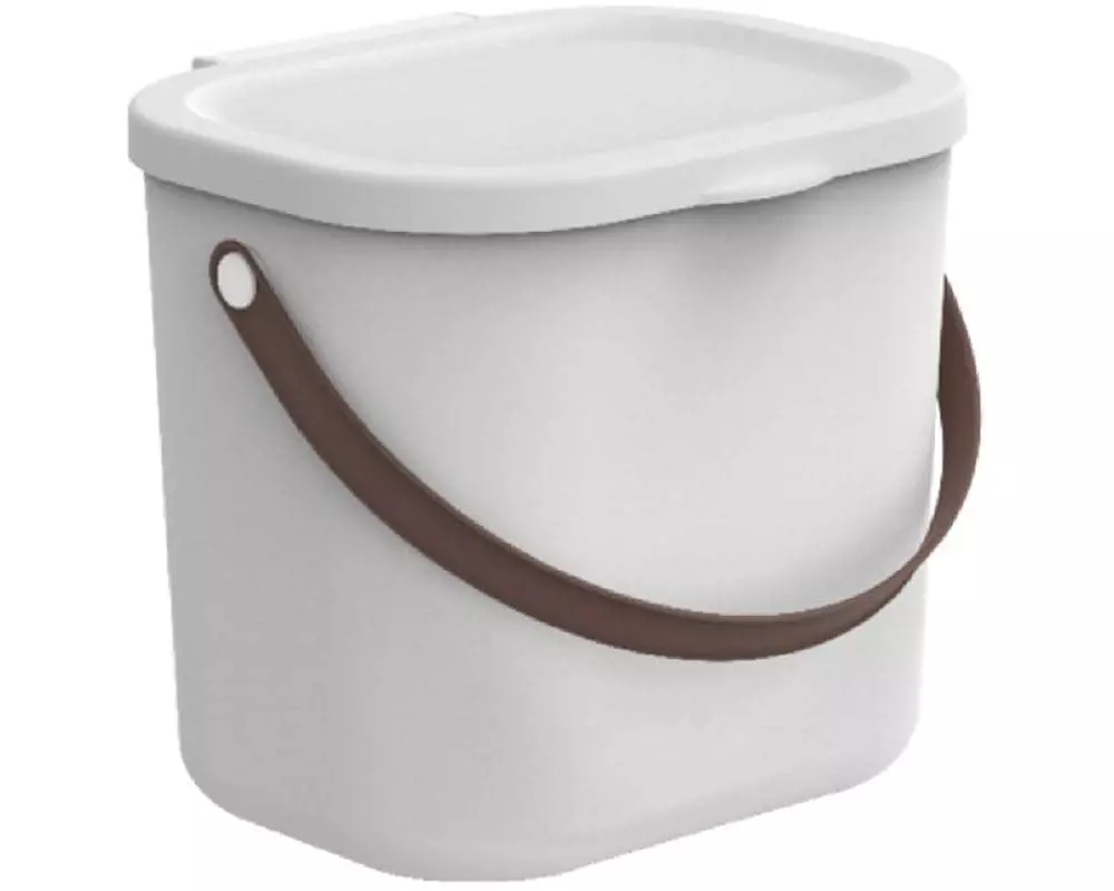 Rotho Aufbewahrungsbox Albula 6 l, Mistletoe Weiss