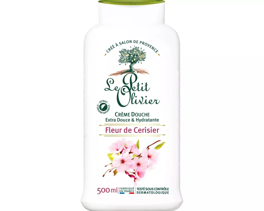 Le Petit Olivier Duschcreme Fleur de Cerisier, 500 ml