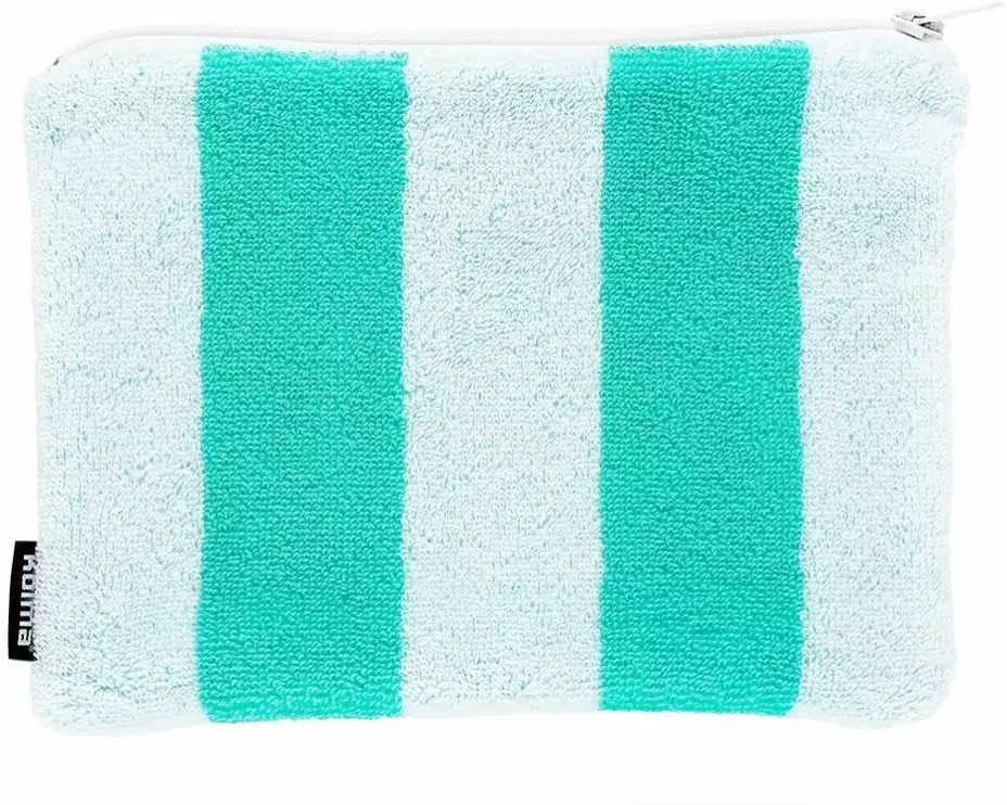 Kolma Necessaire Stripy 24 x 18.5 cm, Caribbean/Weiss