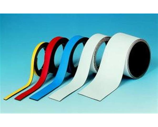 MAGNETOPLAN Magnetoflexband PVC beschicht. 17330 weiss, 10 Stck. 30mmx1m