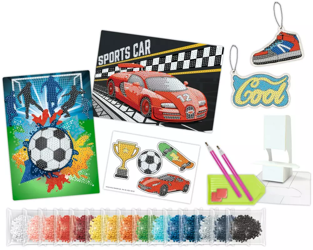 URSUS Bastelset Diamond Painting Sports