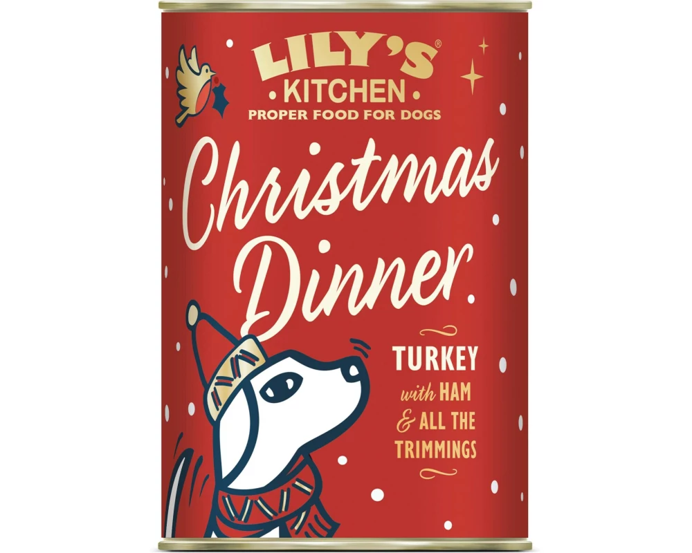 Lily's Kitchen Nassfutter Christmas Dinner Turkey with Ham 400 g