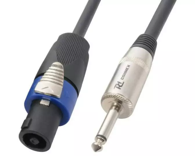 PD Connex Lautsprecherkabel SpeakON NL2 / 6.3 mm Klinken 5 m