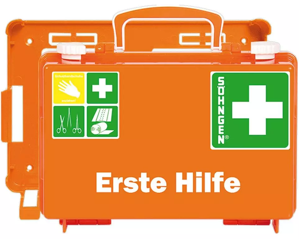 SÖHNGEN Erste-Hilfe-Set QUICK-CD SUISSE, DIN 13157, Orange
