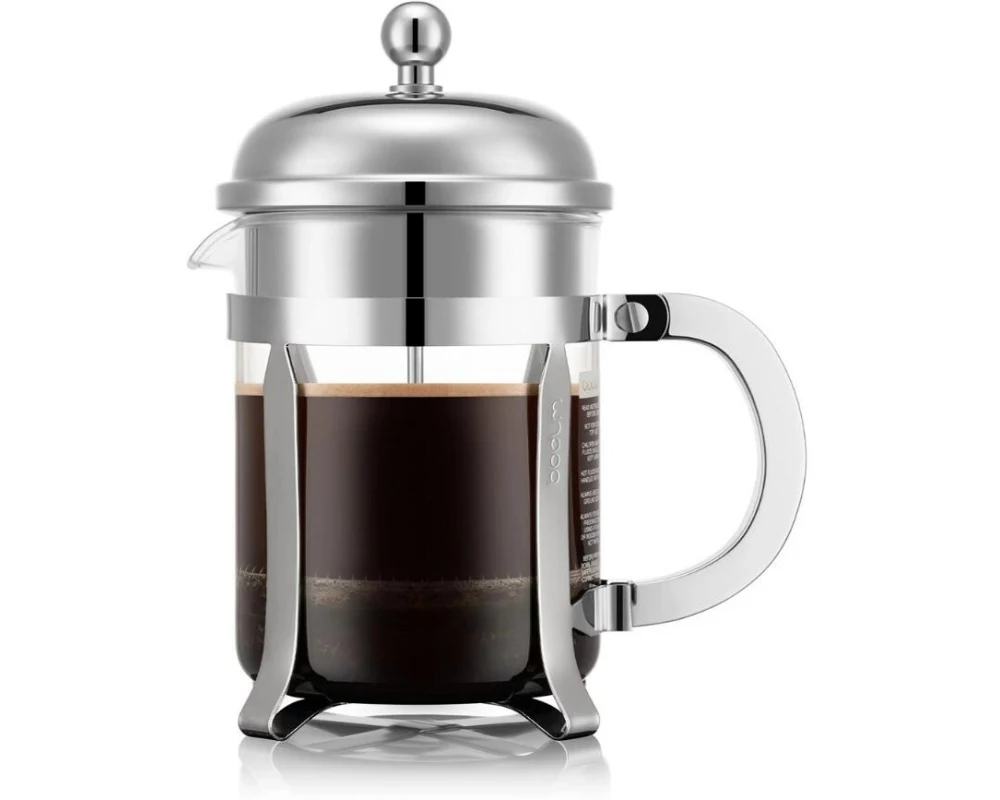 Bodum Kaffeebereiter Chambord Verchromt, Silber, 0.5 l