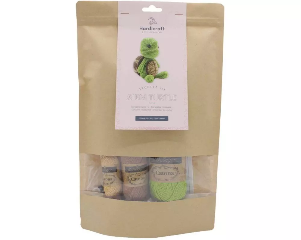 Hardicraft Häkelset Schildkröte Siem 24 cm