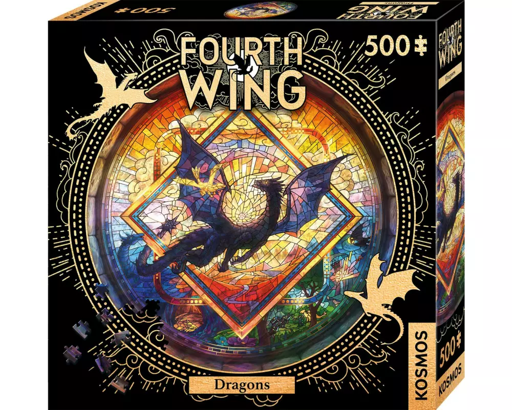 Kosmos Puzzle Fourth Wing Puzzle Flame Section Mates
