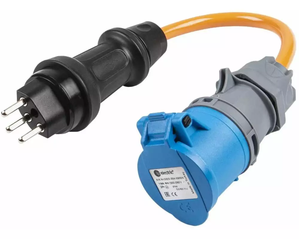 Normrahmen Adapterkabel CEE16/3 - T23