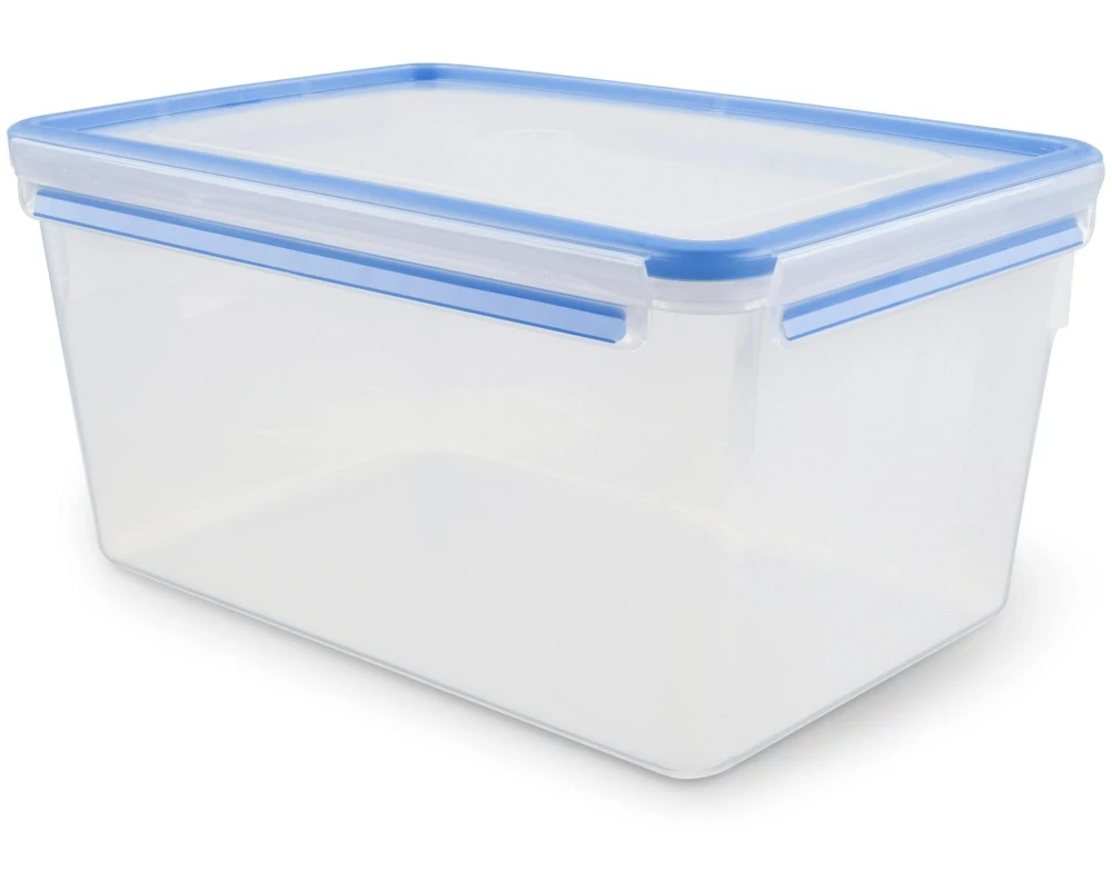 Emsa Vorratsbehälter Clip& Close 8 l, Blau/Transparent