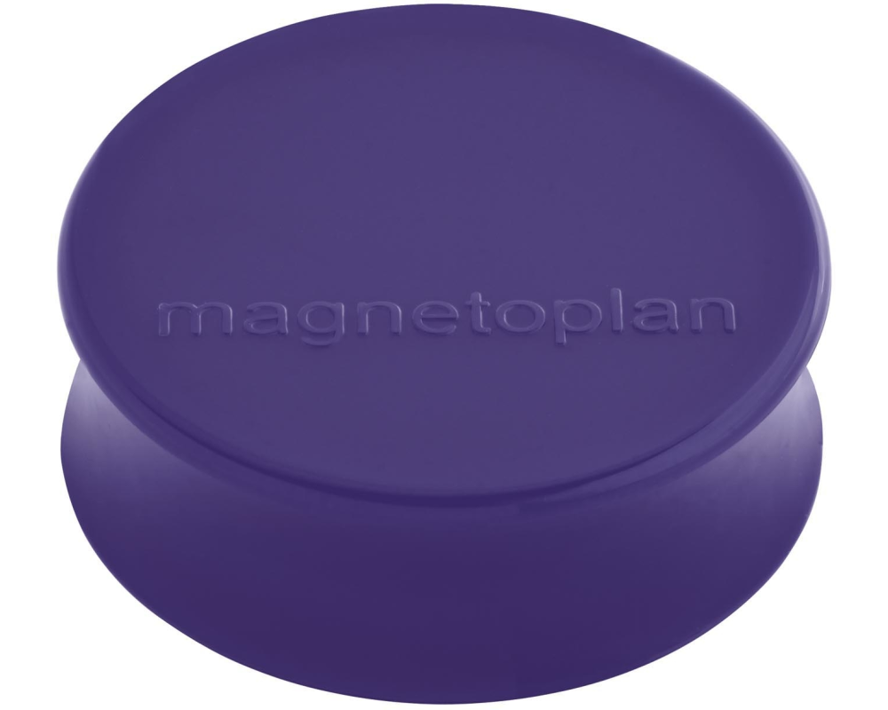 MAGNETOPLAN Magnet Ergo Large 10Stk. 1665011 violett 34x17.5mm