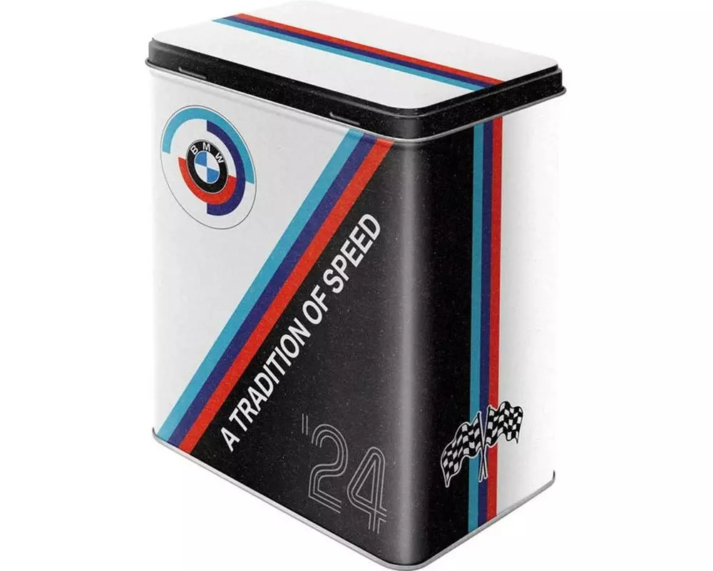 Nostalgic Art Vorratsdose BMW Motorsport 3 l, Blau/Schwarz/Weiss