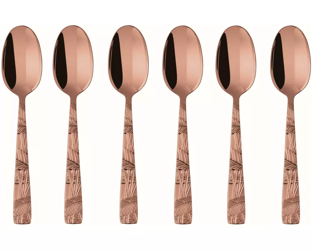 Sambonet Espressolöffel Jungle 6 Stück, Kupfer
