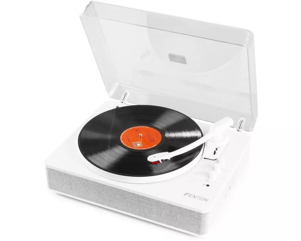 Fenton Plattenspieler mit Bluetooth RP162 Weiss