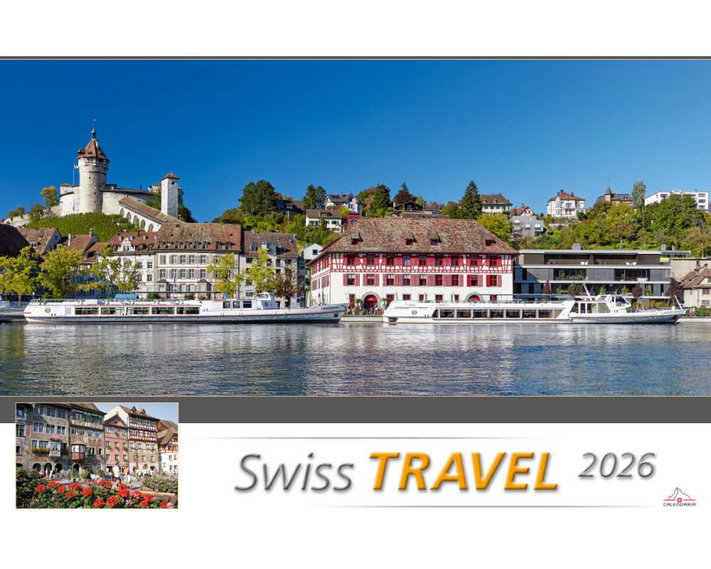 CALENDARIA Bildkalender 2026 9783036205236 Swiss Travel ML 48x33cm