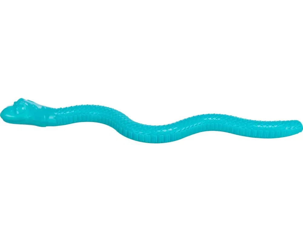 Trixie Hunde-Spielzeug Snack-Snake, 59 cm, Petrol