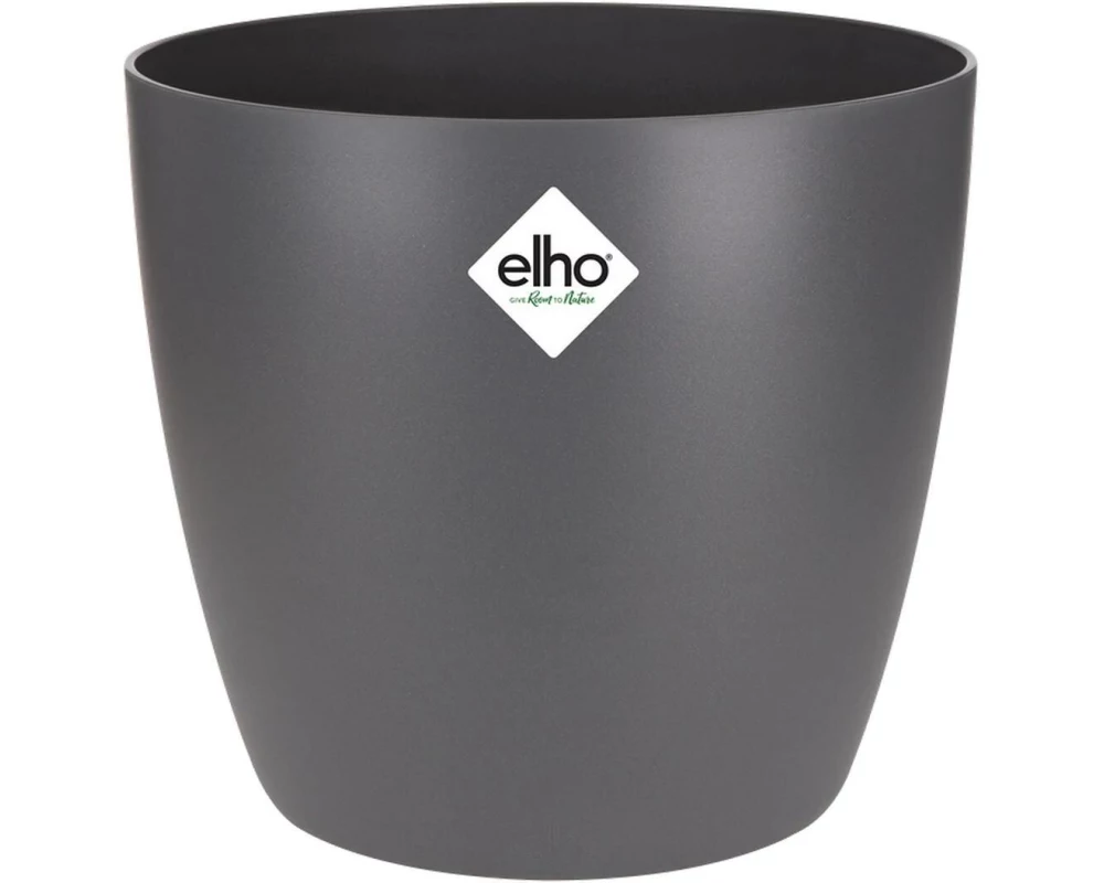 Elho Blumentopf Brussels rund 1.4 l, Anthrazit