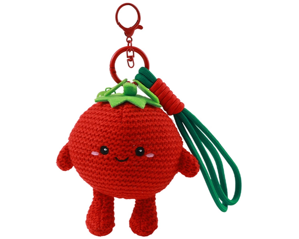 I-TOTAL Schlüsselanhänger gehäkelt XL3455E Tommy Tomato