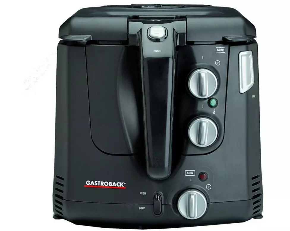 Gastroback Fritteuse Vita-Spin 2.3 l, Schwarz