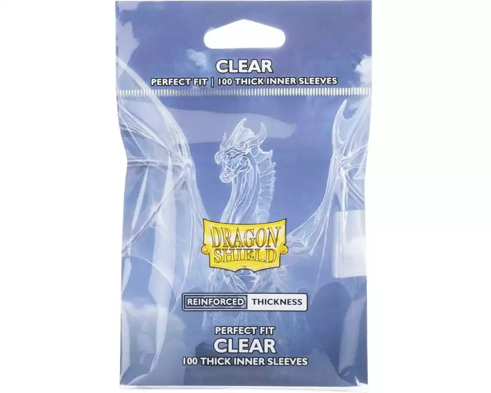 Dragon Shield Kartenhülle Perfect Fit Thick Inner Sleeves, Klar