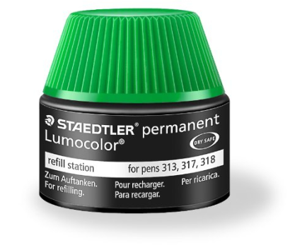 STAEDTLER Lumocolor permanent 15ml 48717-5 grün