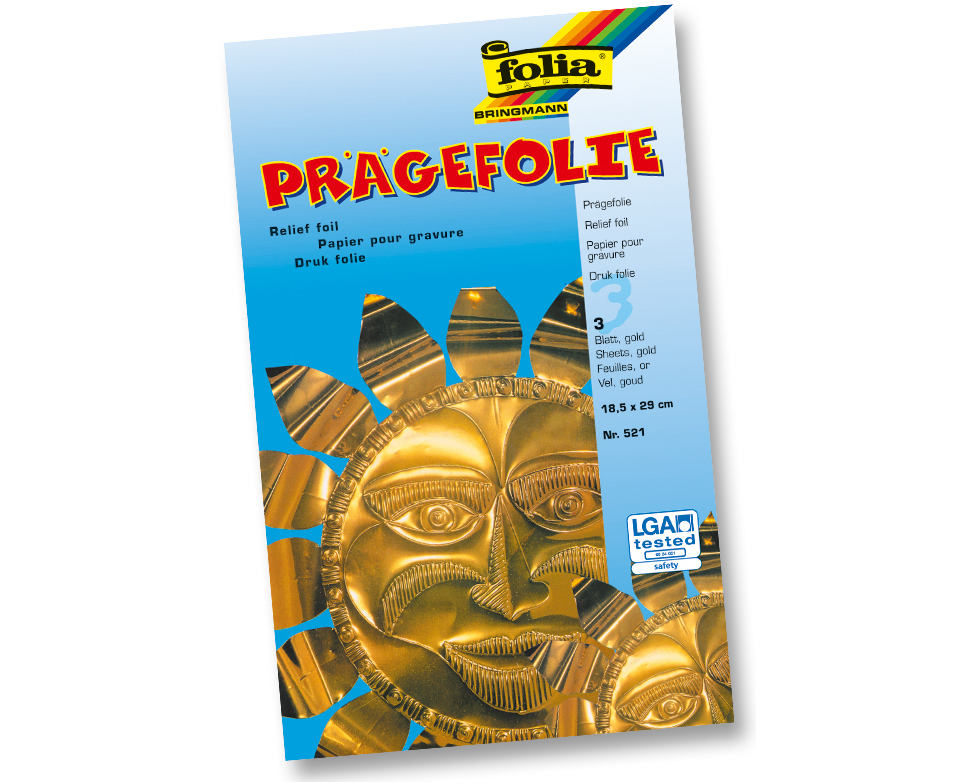 KNORR PRANDELL Prägefolie, Mappe 18,5x29cm 218260079 gold 3 Stück