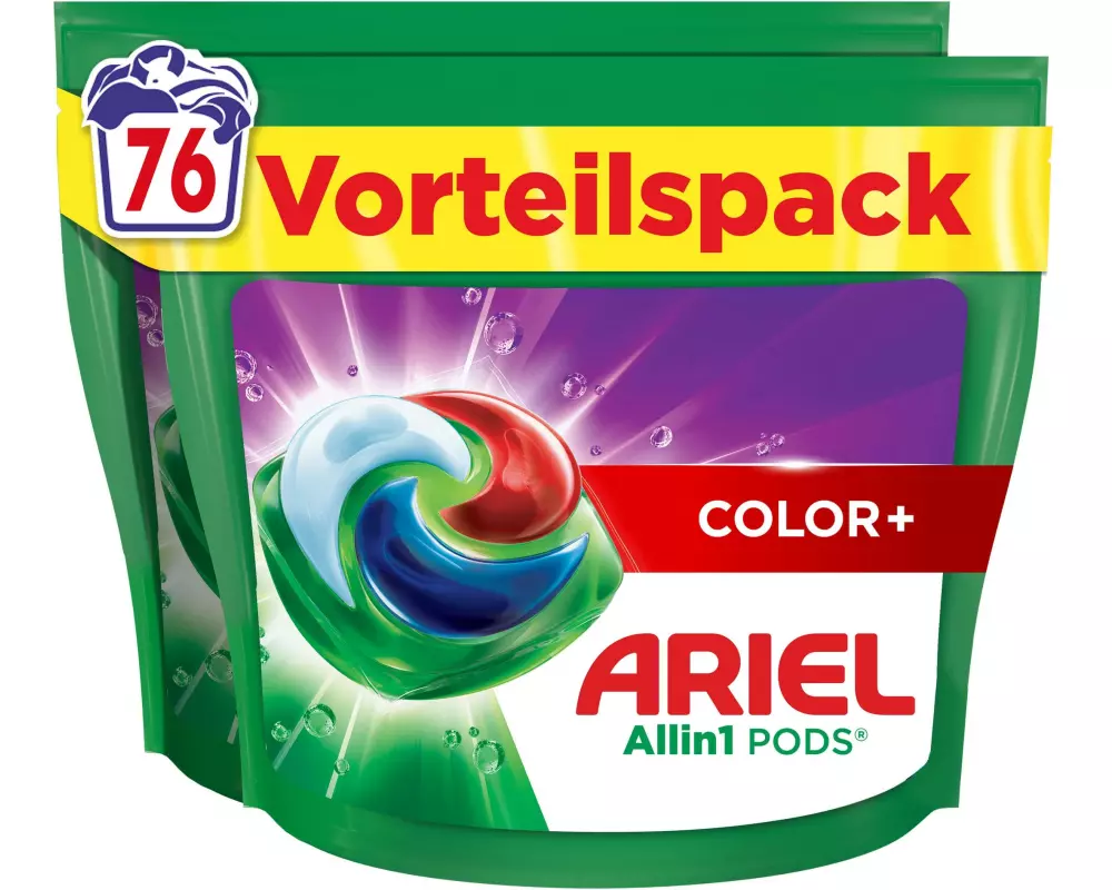 Ariel Waschmittel Kapseln All-in-1 Pods Color 76 Stück