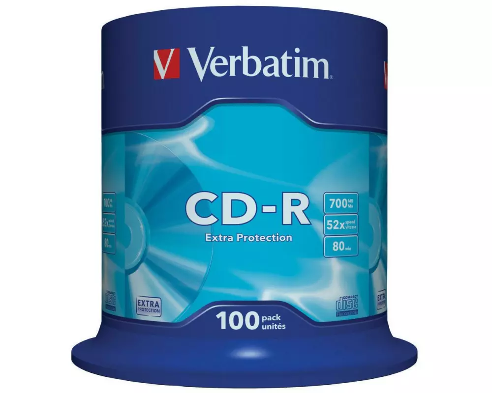 Verbatim CD-R 0.7 GB, Spindel (100 Stück)