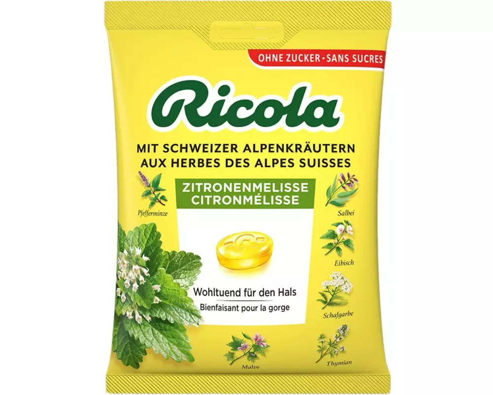 Ricola Bonbons Zitronenmelisse Beutel 125 g