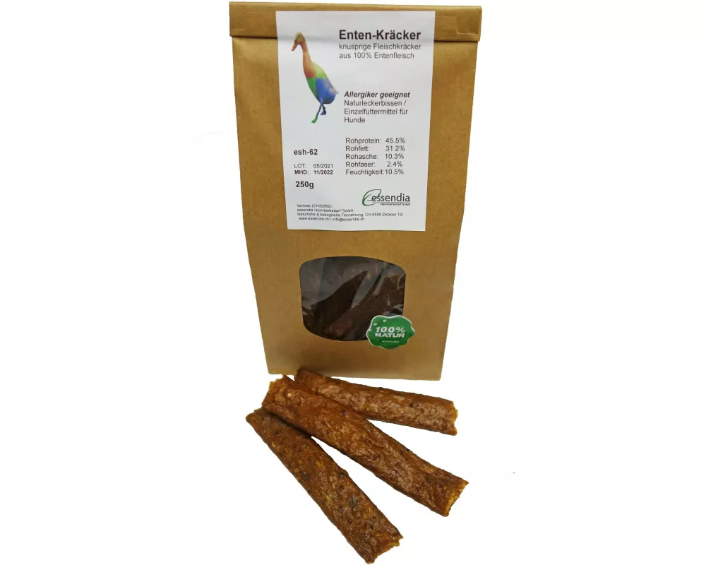 essendia Kausnack Entenkräcker, 250 g