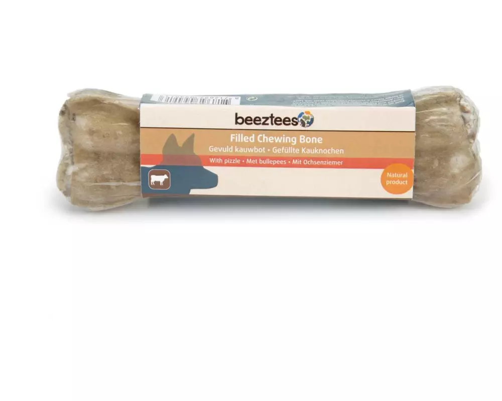 Beeztees Kausnack Knochen Ochsenziemer 15 cm, 1 Stück