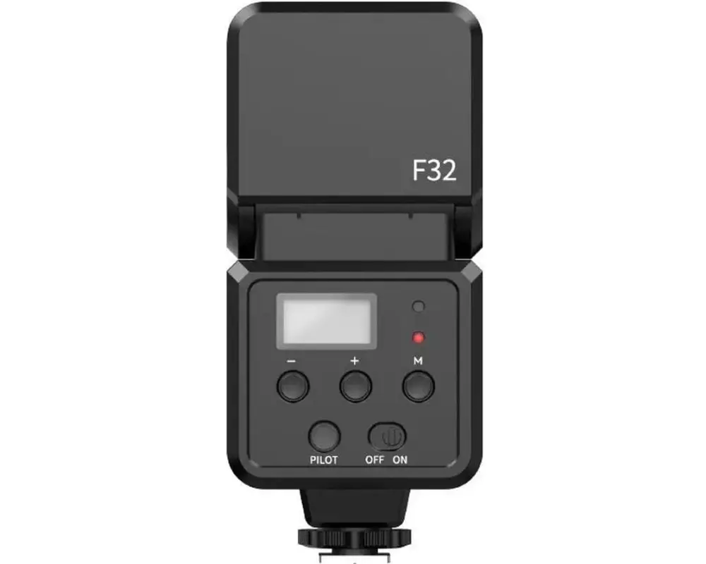 Ulanzi Blitzgerät F32 mit Diffusor und integriertem Akku