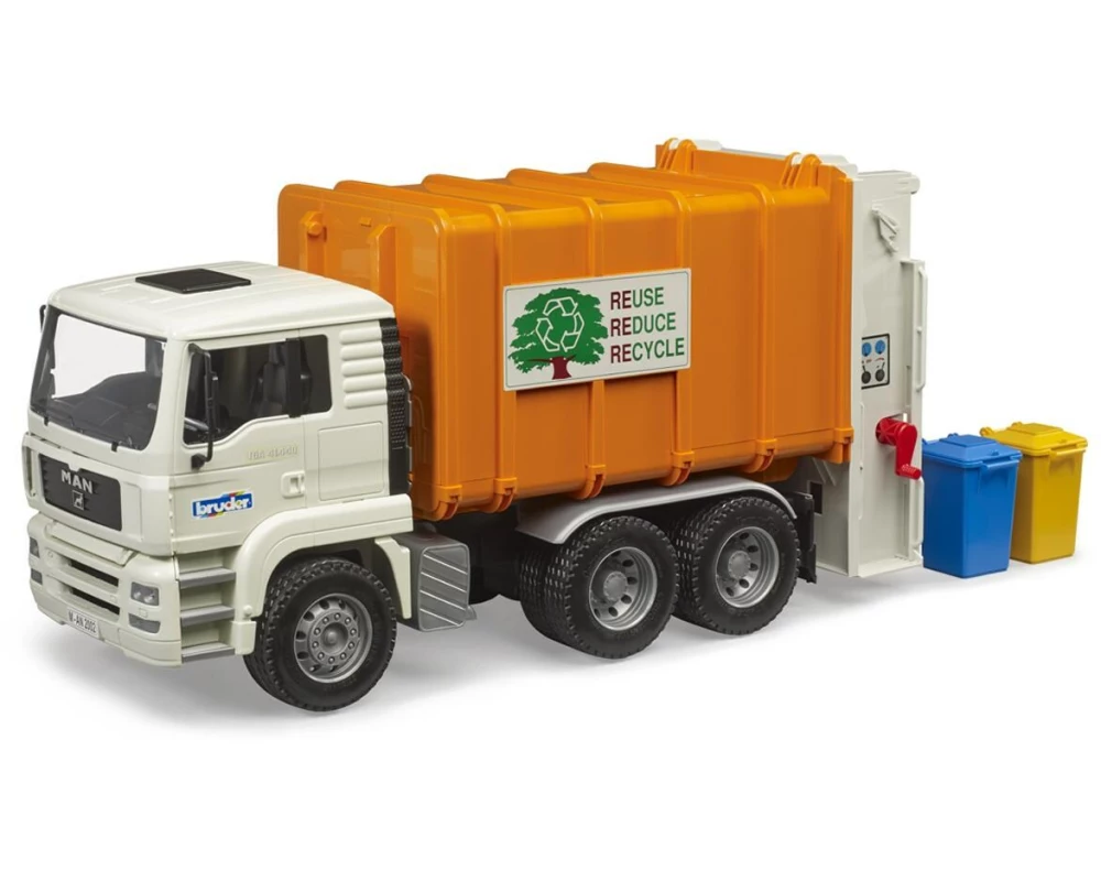 Bruder Spielwaren Hecklader Müll-LKW MAN TGA