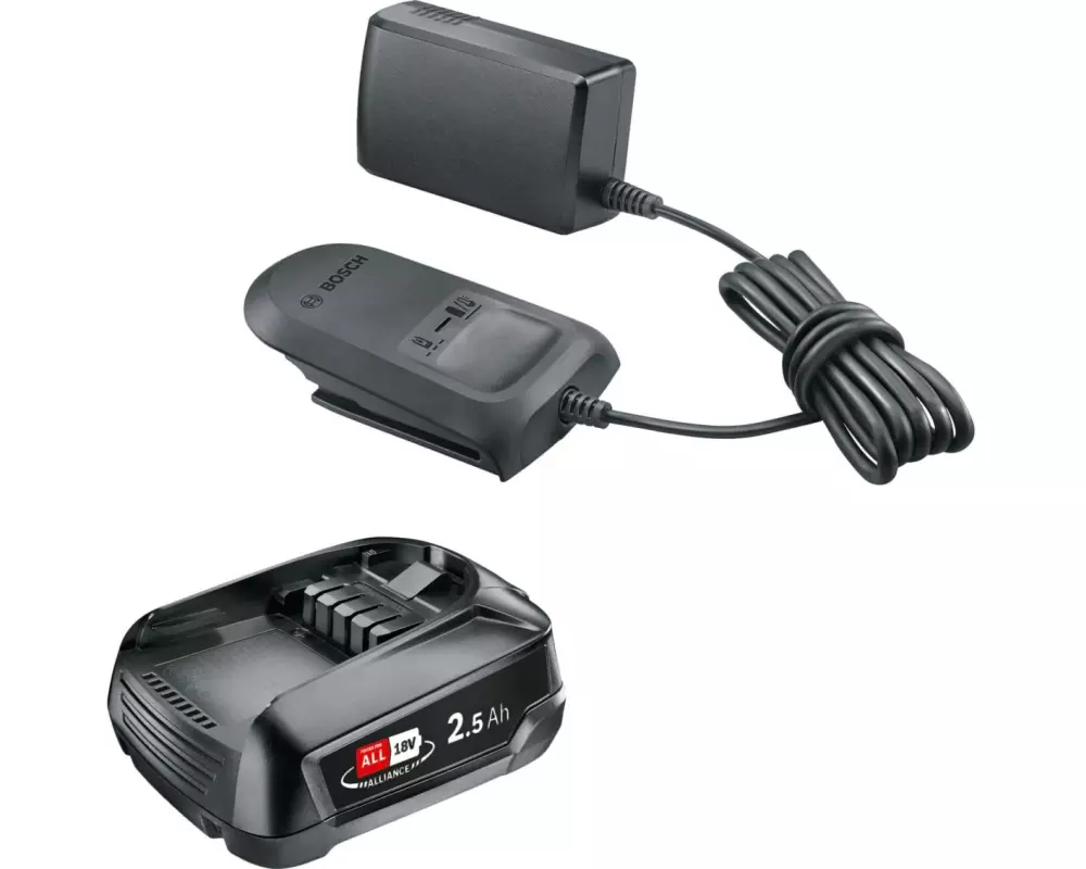 Bosch Akku Starterset 18 V Power for All 2.5 Ah + AL 18 V-20
