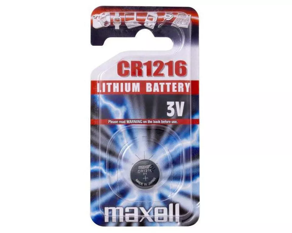 Maxell Europe LTD. Knopfzelle CR1216 , 1 Stück